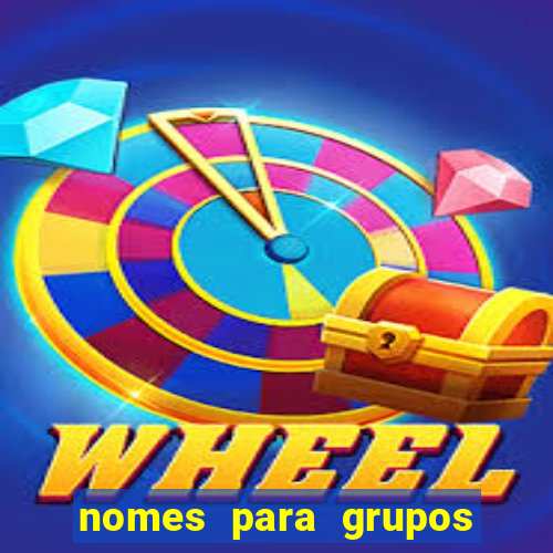 nomes para grupos de loteria no zap